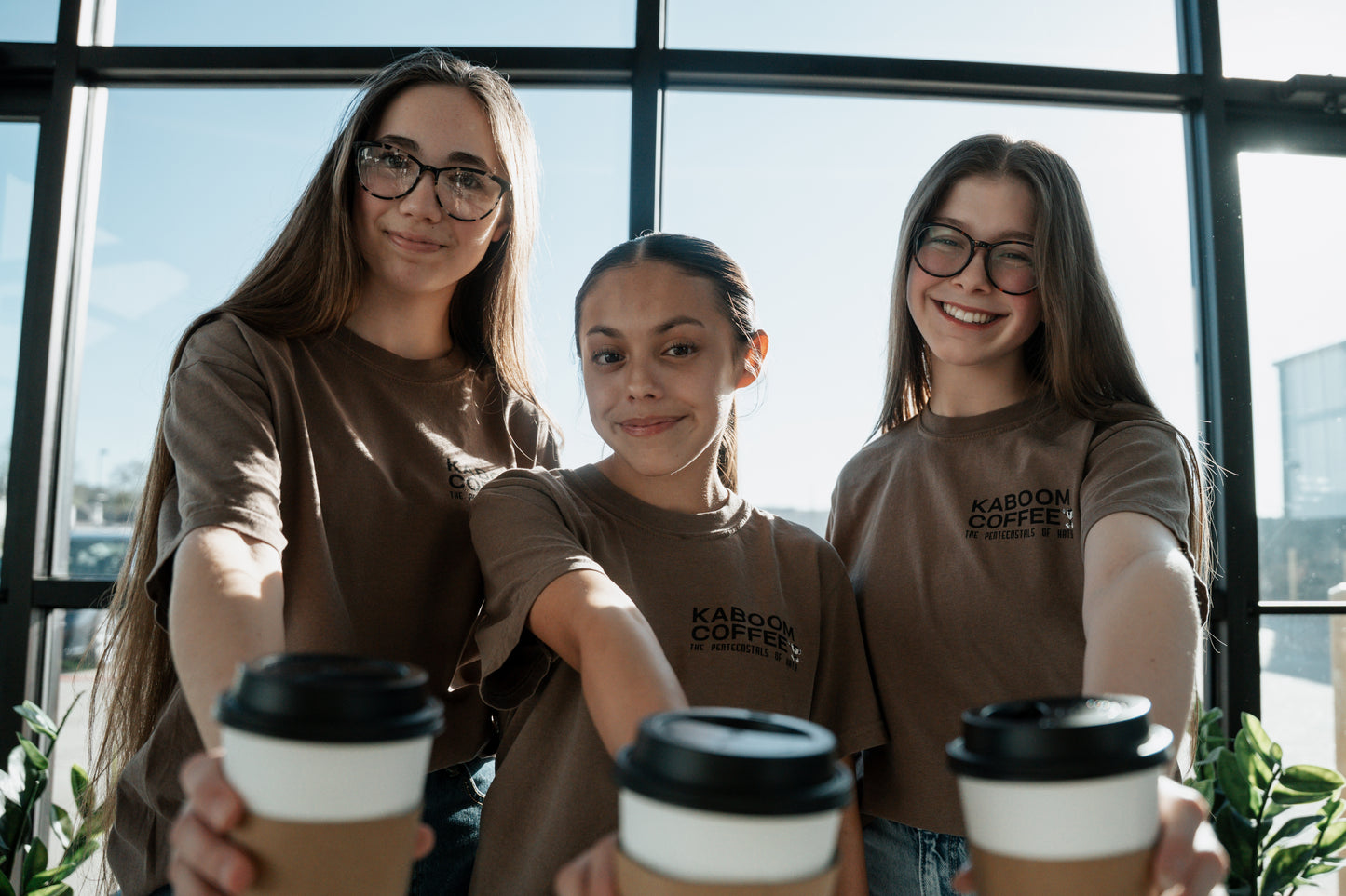 Kaboom Coffee - Crewneck T-Shirts