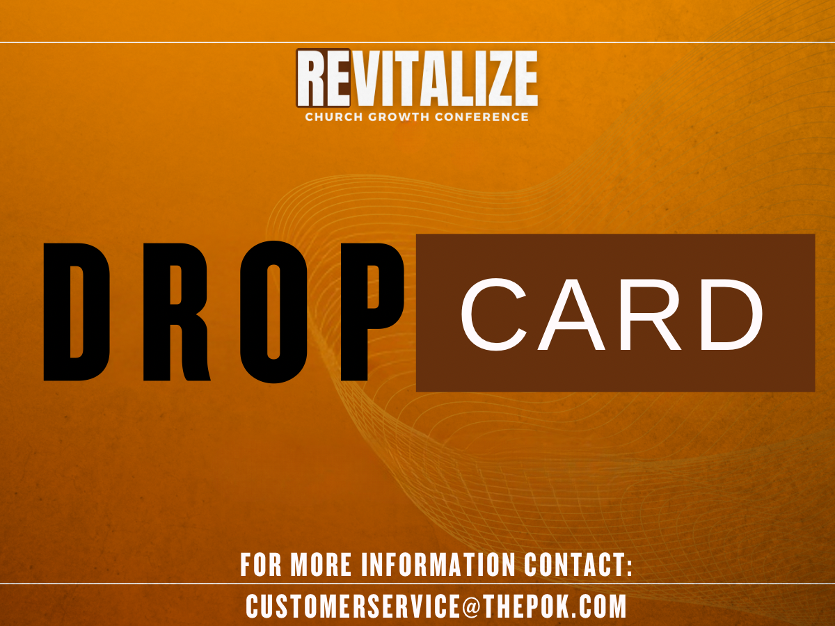 Revitalize 2025 Dropcard