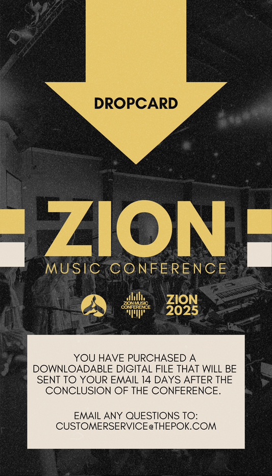 Zion Music Conference - Dropcard (2025)