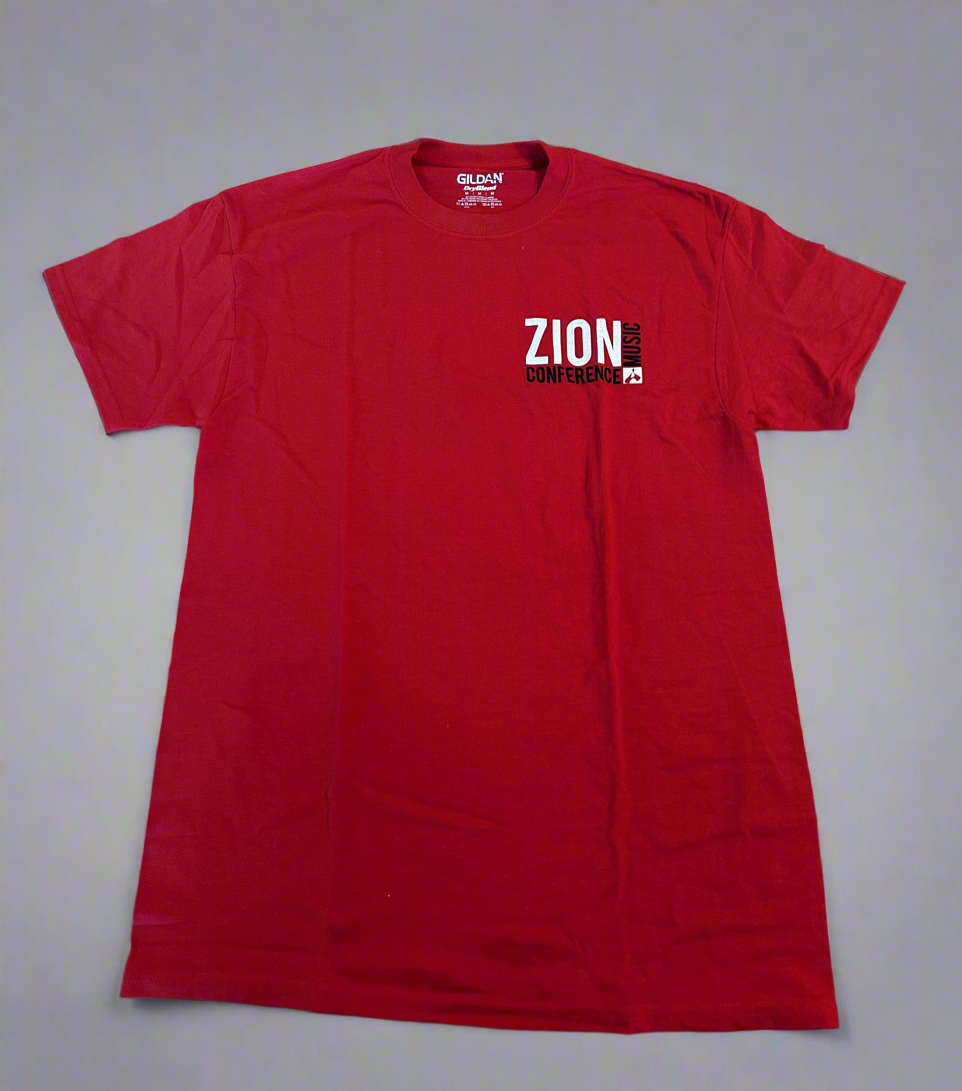 ZION Tour ( Here Comes The ) カレッジロゴTシャツ Vintage Red Zion T Shirt – The POK Store