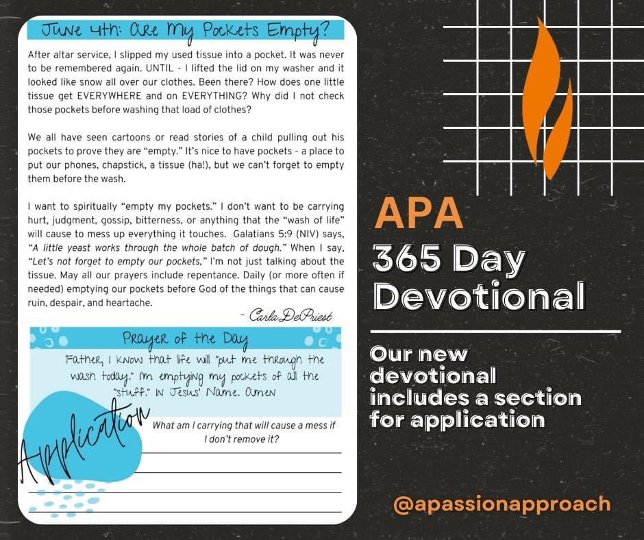 A Passion Approach - 365 Day Devotional: For Apostolic Women, by Apostolic Women